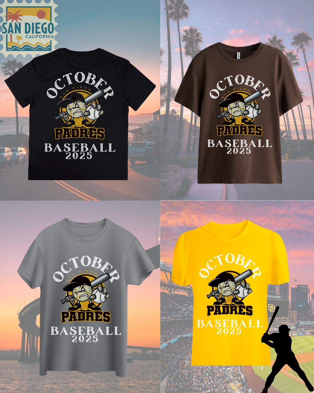 October Baseball " Hardball Tee"
