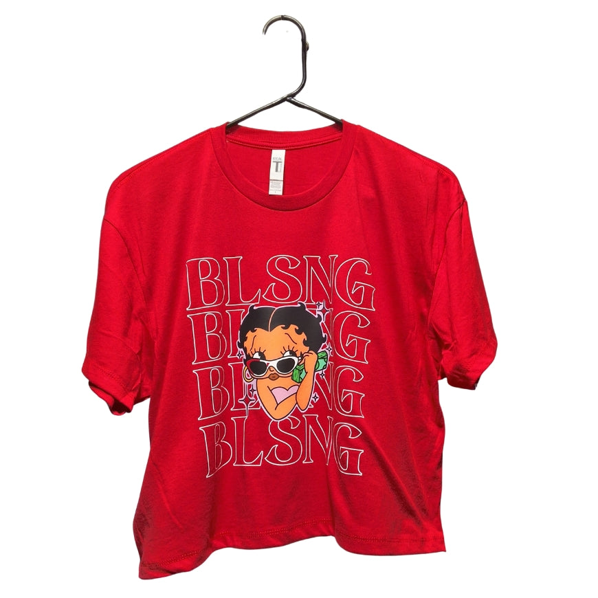 BLSNG Crop Tee